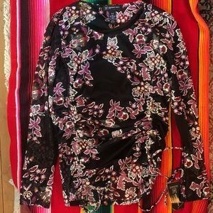 INC Femme Force Embroidered Top NWT